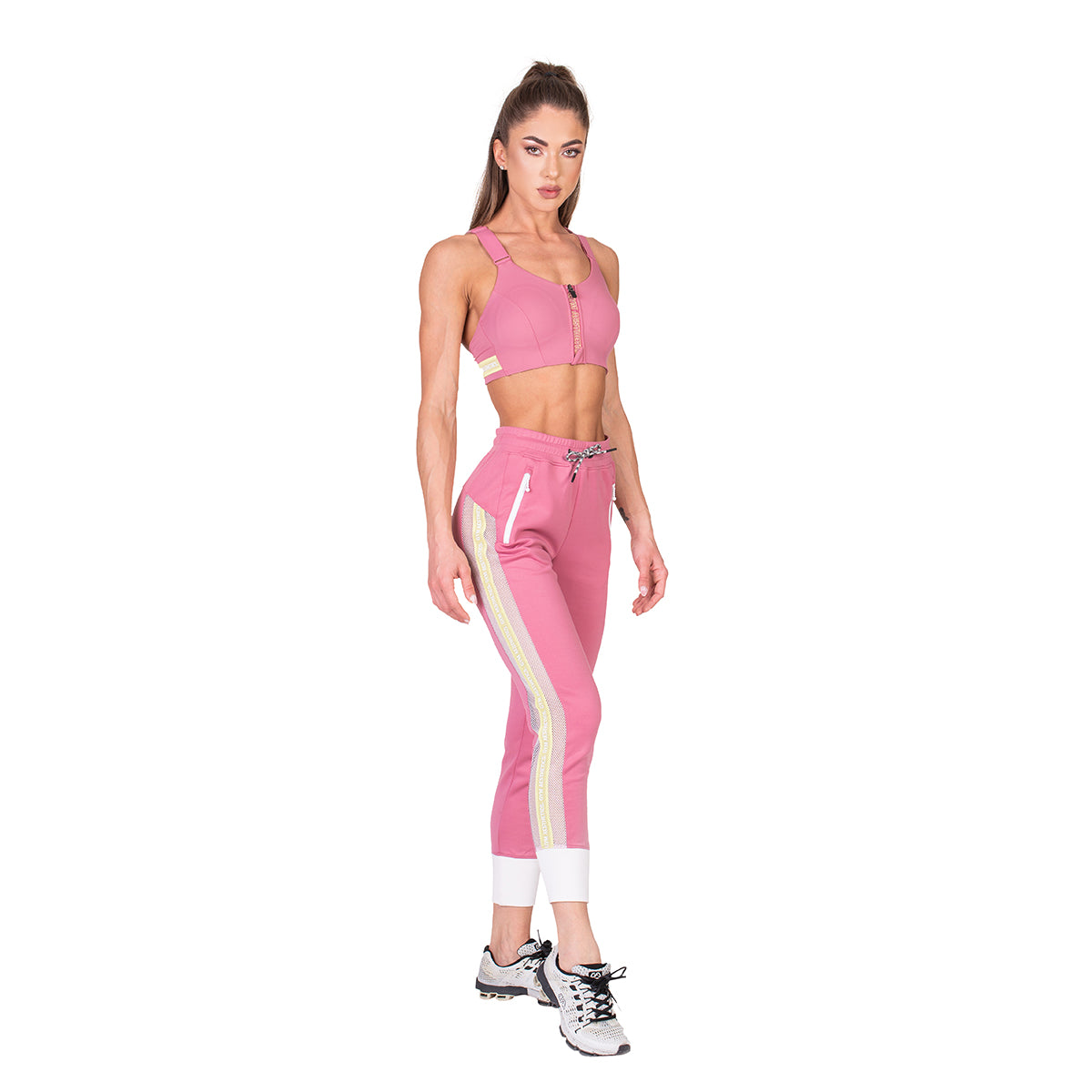 Image of Athleisure Mighty Tech Mesh Jogger Pants for Women