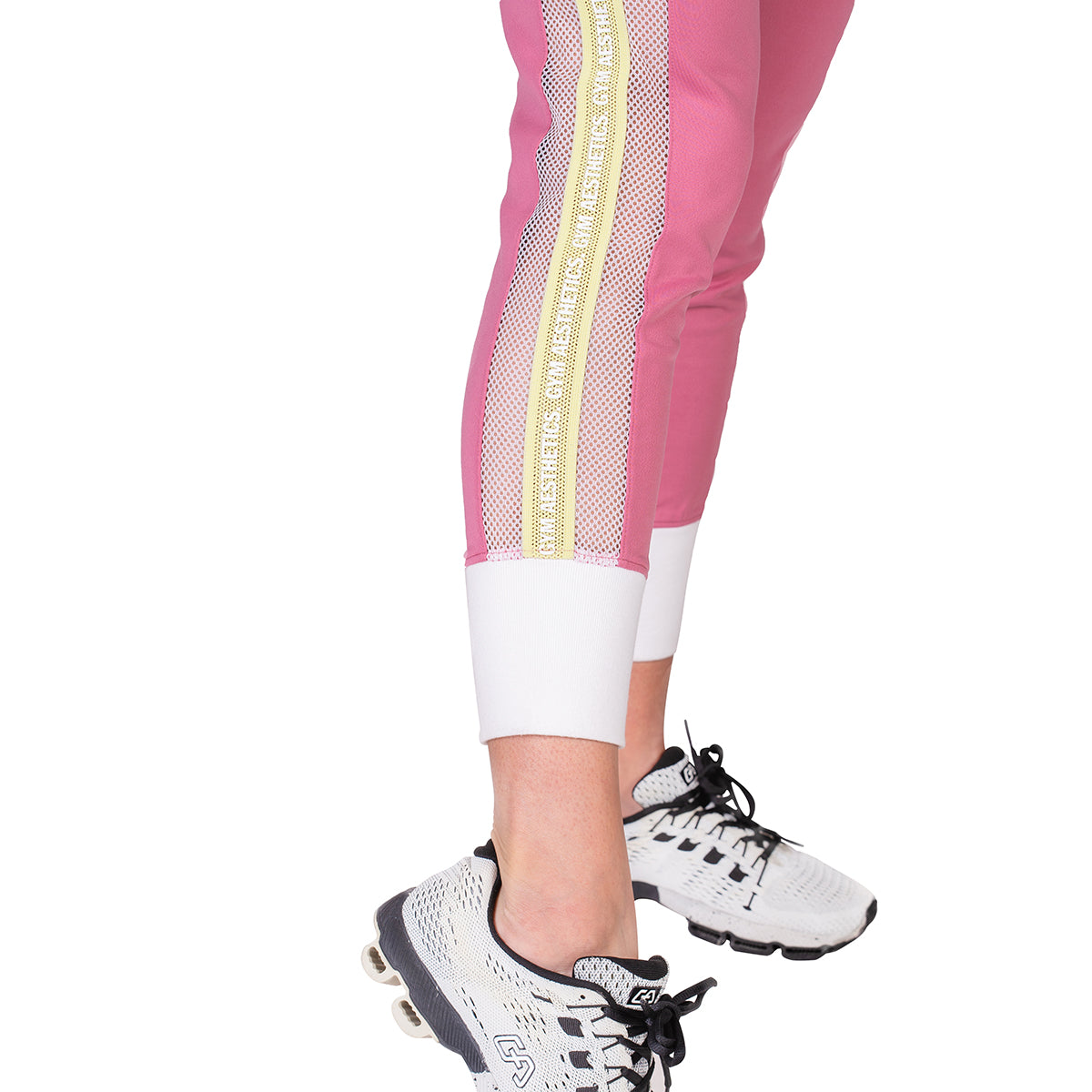 Image of Athleisure Mighty Tech Mesh Jogger Pants for Women