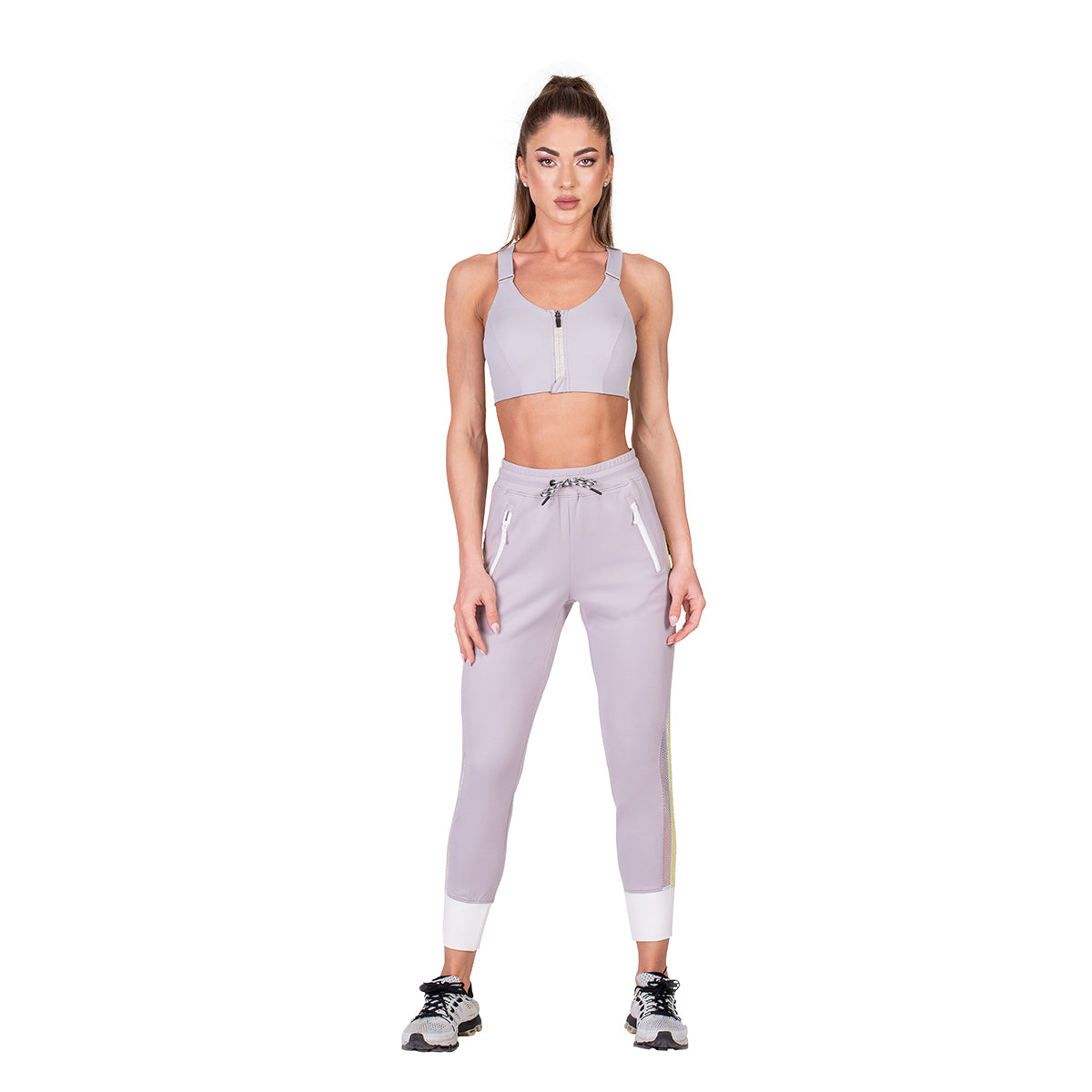 Image of Athleisure Mighty Tech Mesh Jogger Pants for Women