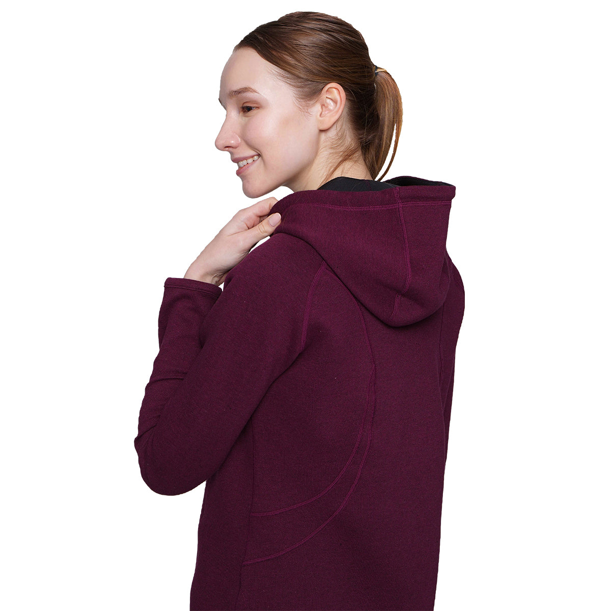 Image of Athleisure Reversible Hoodies Pique for Women