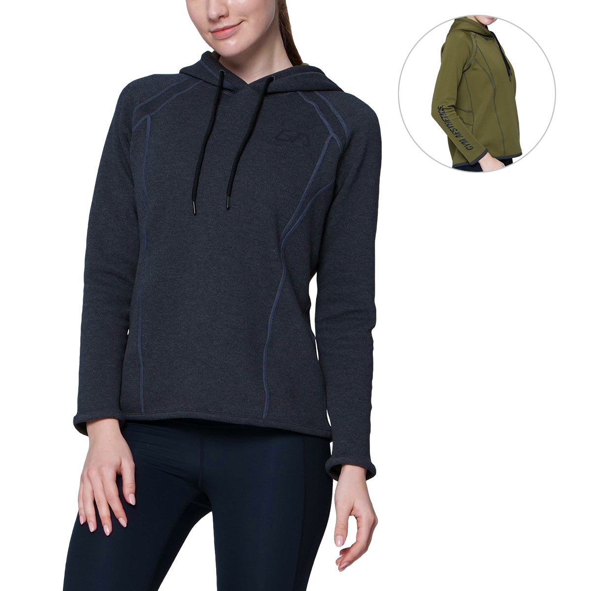 Image of Athleisure Reversible Hoodies Pique for Women