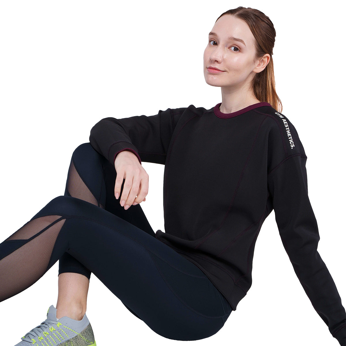 Image of Athleisure Reversible Sweatshirt Pique for Women