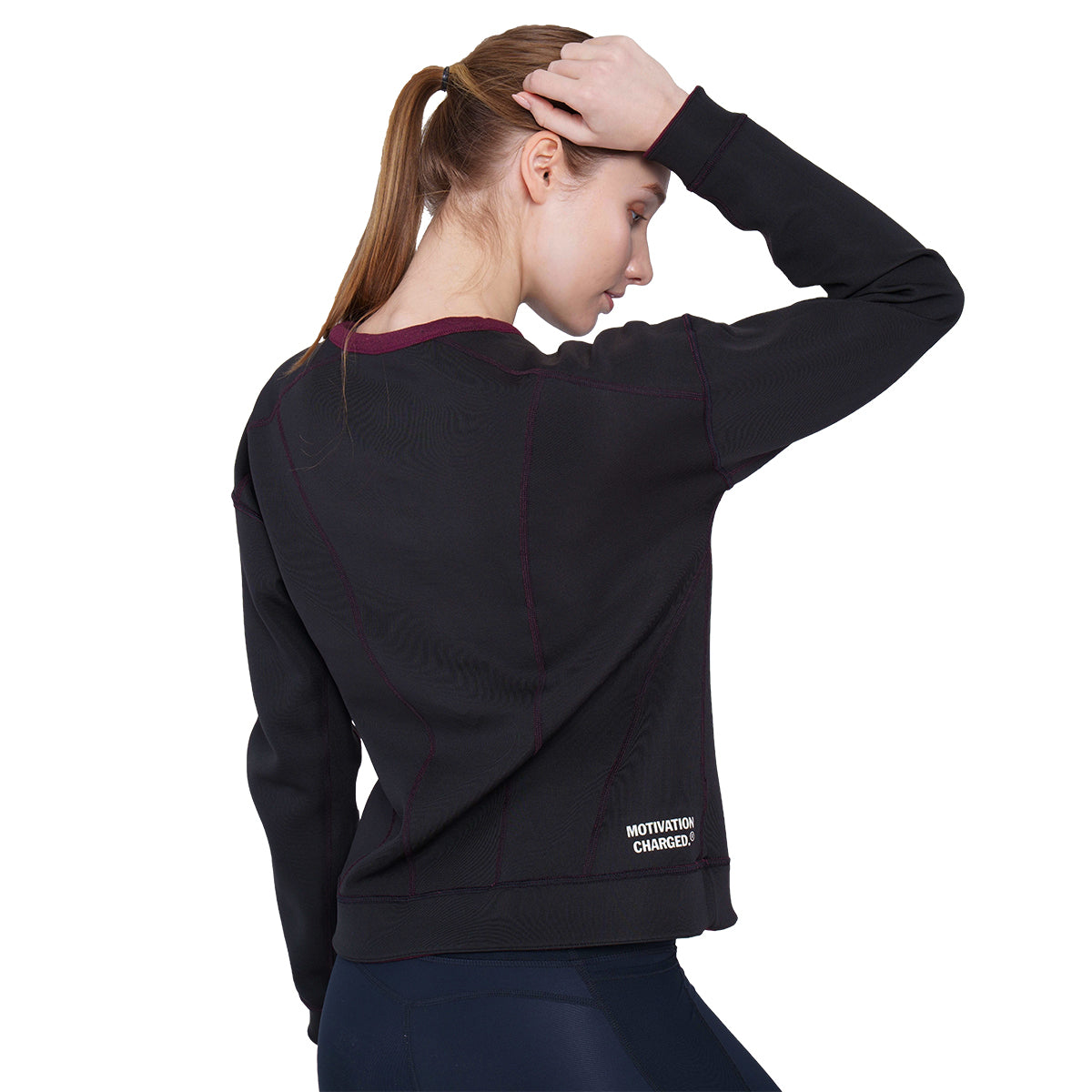 Image of Athleisure Reversible Sweatshirt Pique for Women