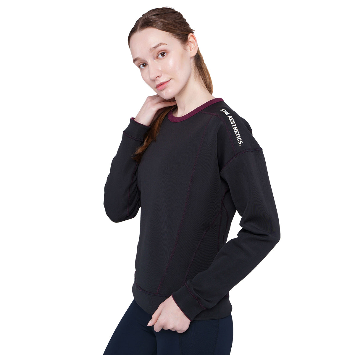 Image of Athleisure Reversible Sweatshirt Pique for Women