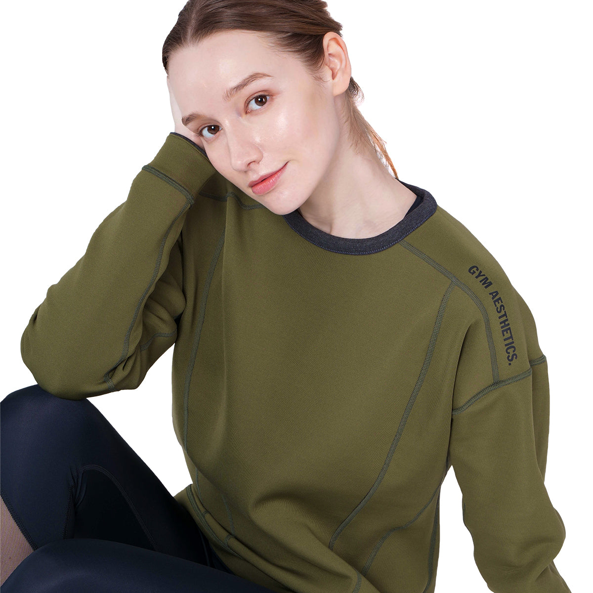 Image of Athleisure Reversible Sweatshirt Pique for Women