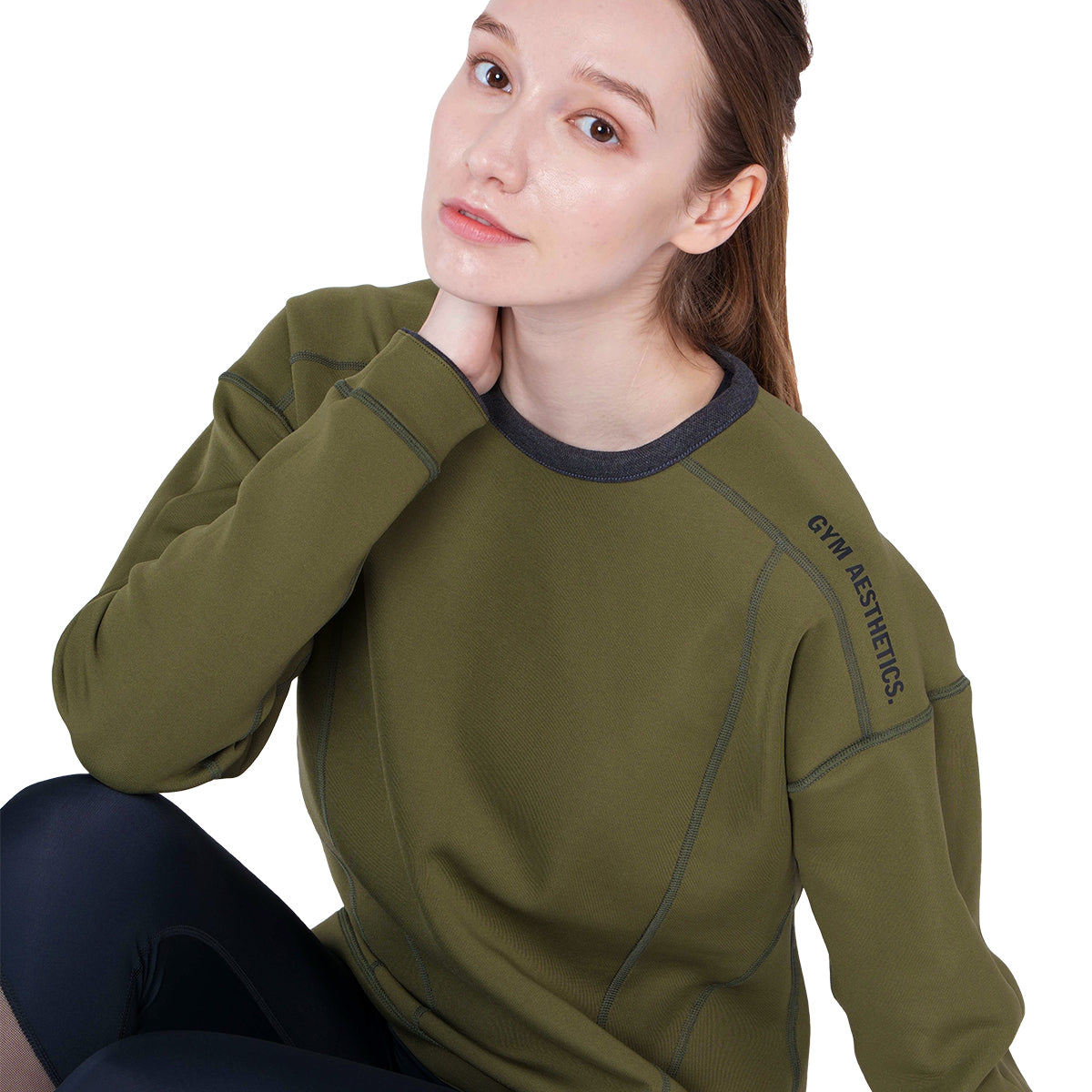 Image of Athleisure Reversible Sweatshirt Pique for Women