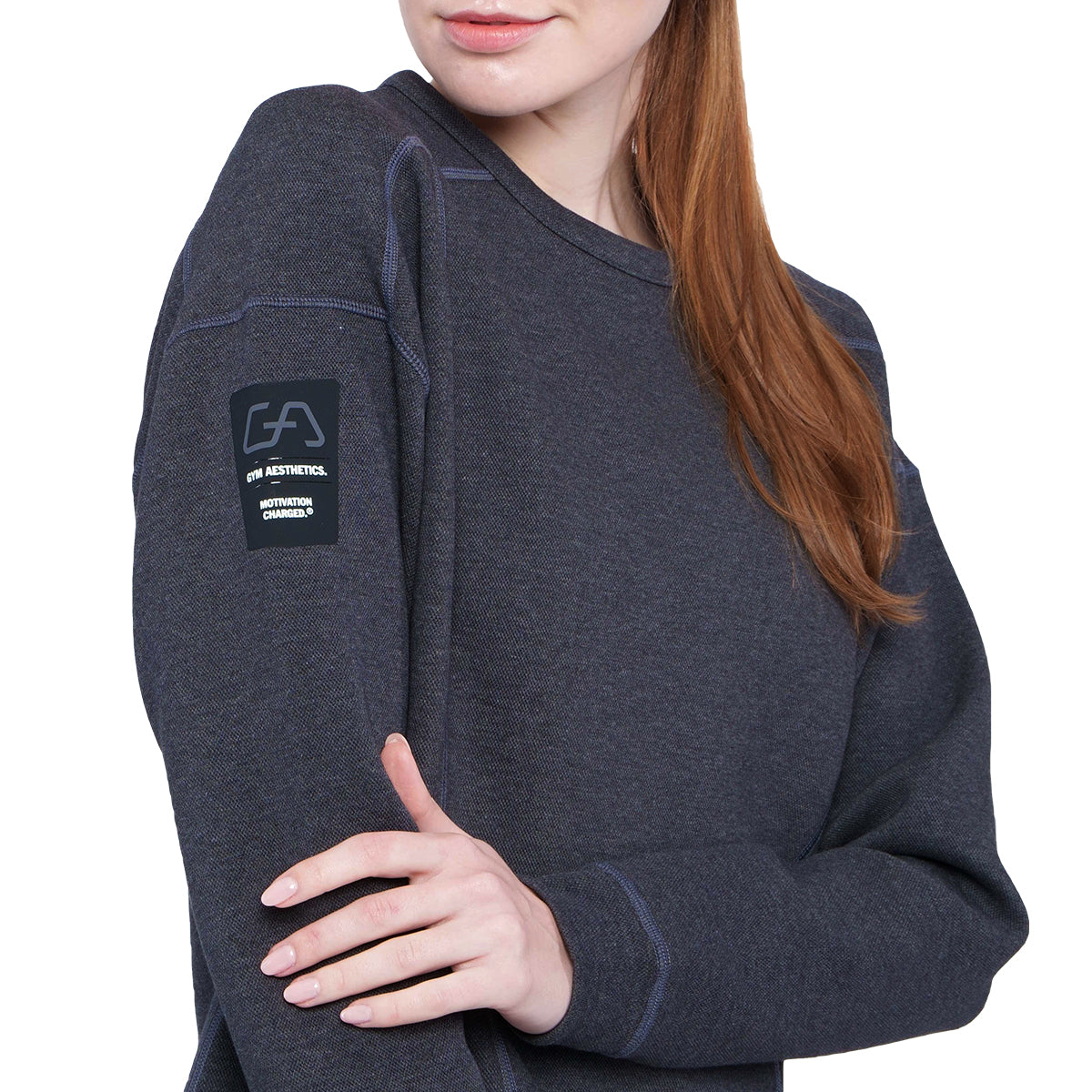Image of Athleisure Reversible Sweatshirt Pique for Women
