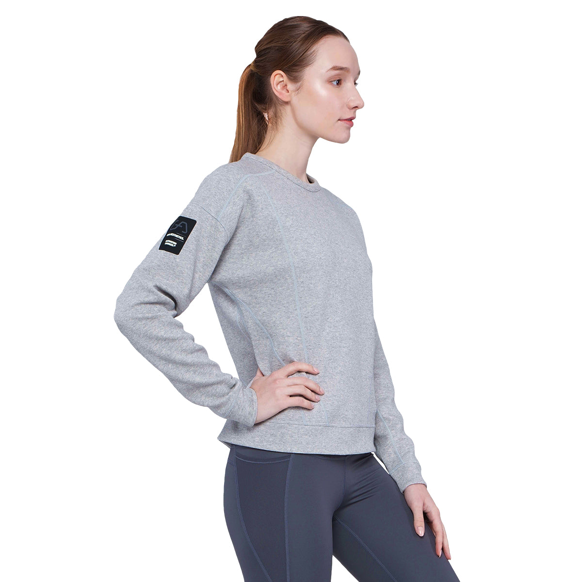 Image of Athleisure Reversible Sweatshirt Pique for Women