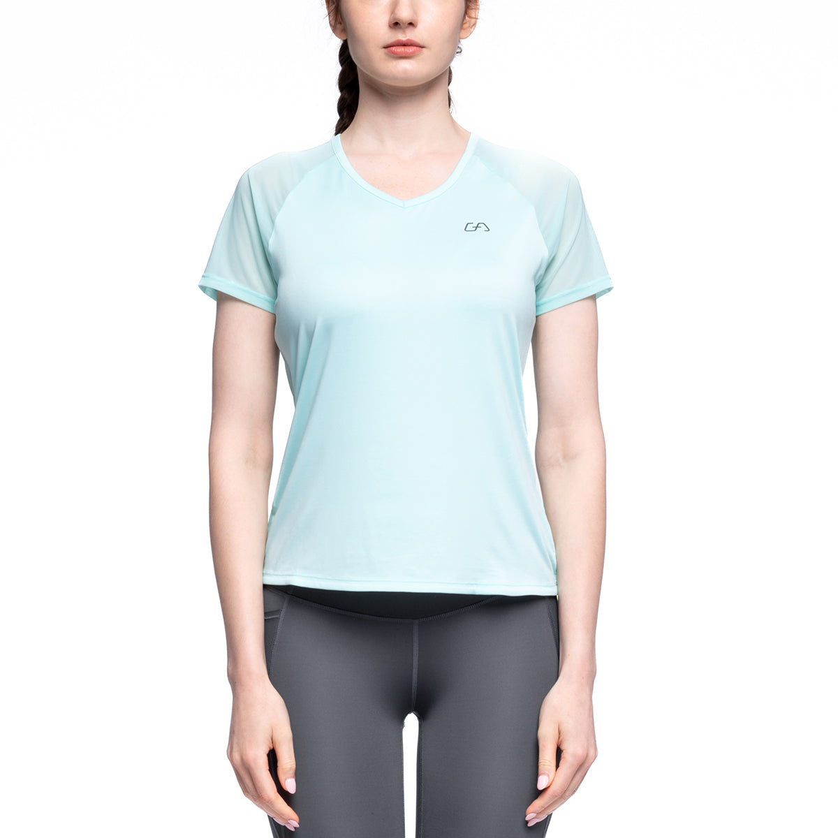 Image of Athleisure Workout Fashion T Shirt for Women