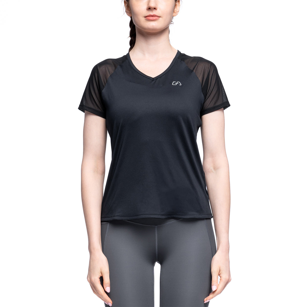 Image of Athleisure Workout Fashion T Shirt for Women