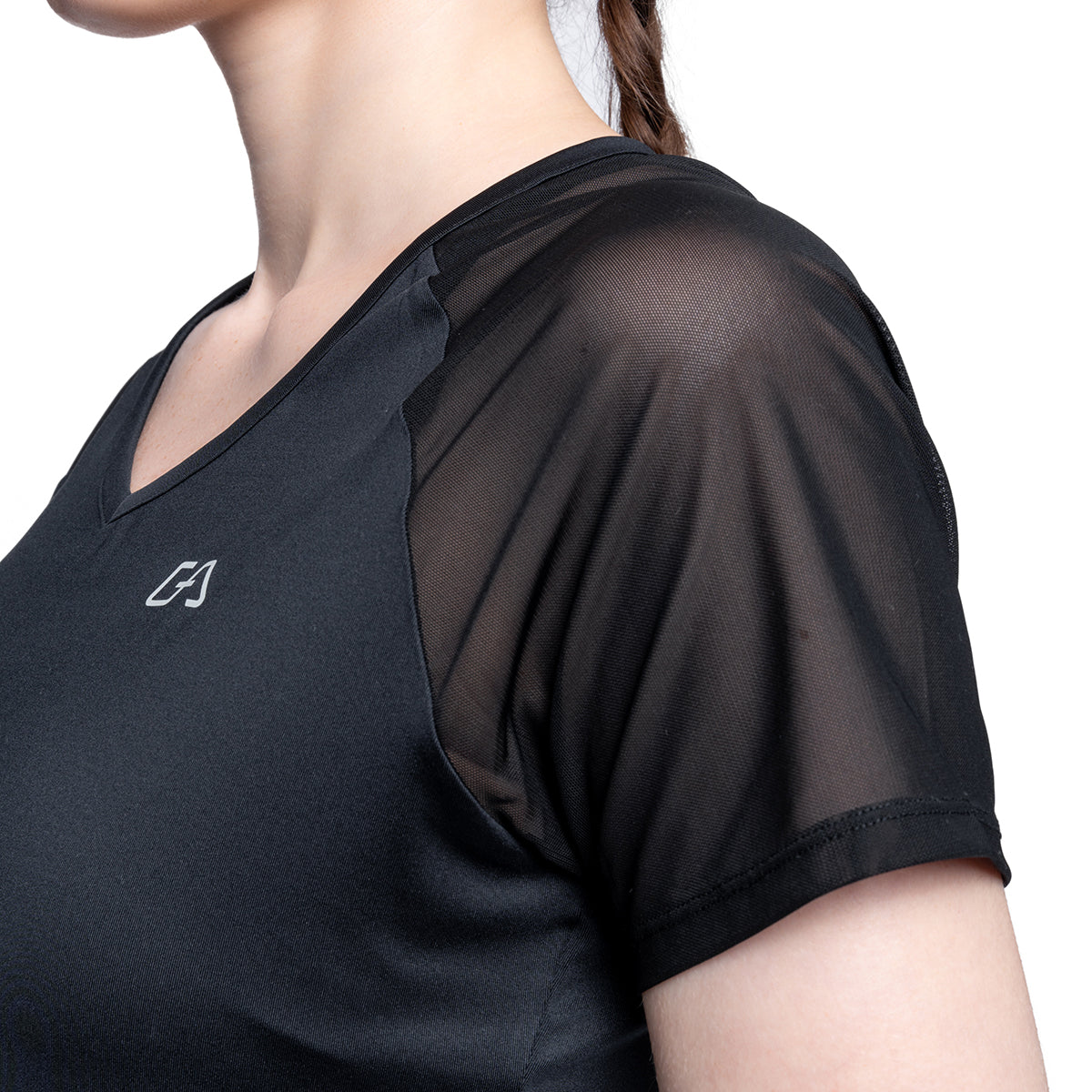 Image of Athleisure Workout Fashion T Shirt for Women