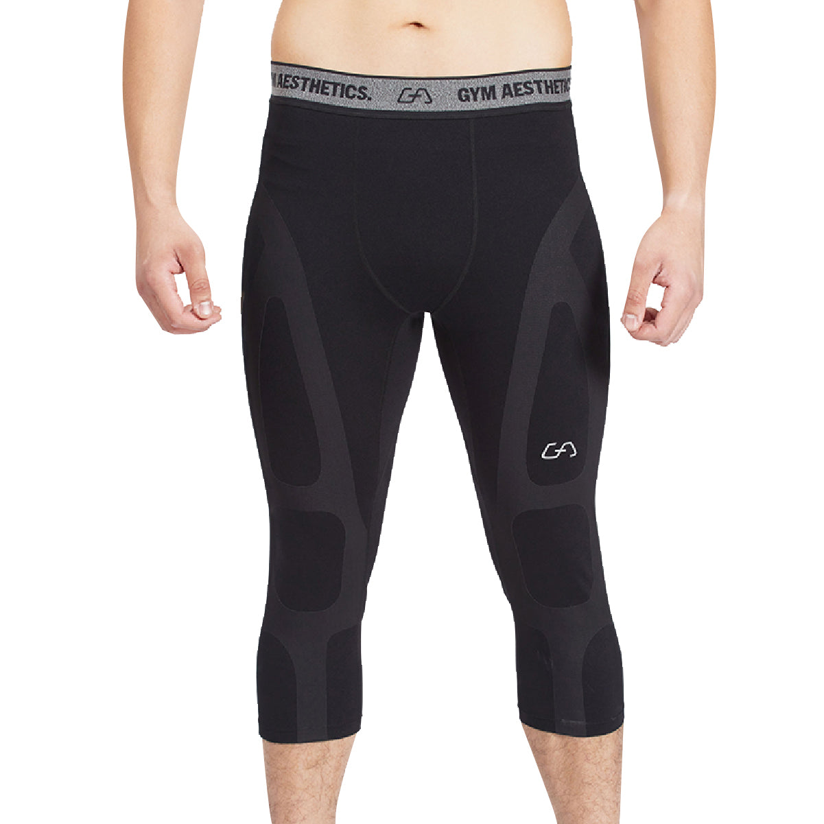 Image of Compression Warrior Cropped Leggings for Men