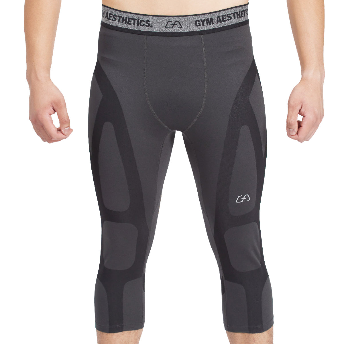 Image of Compression Warrior Cropped Leggings for Men