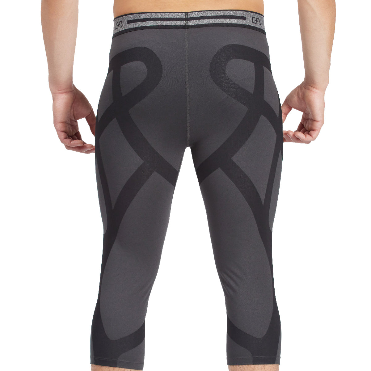 Image of Compression Warrior Cropped Leggings for Men
