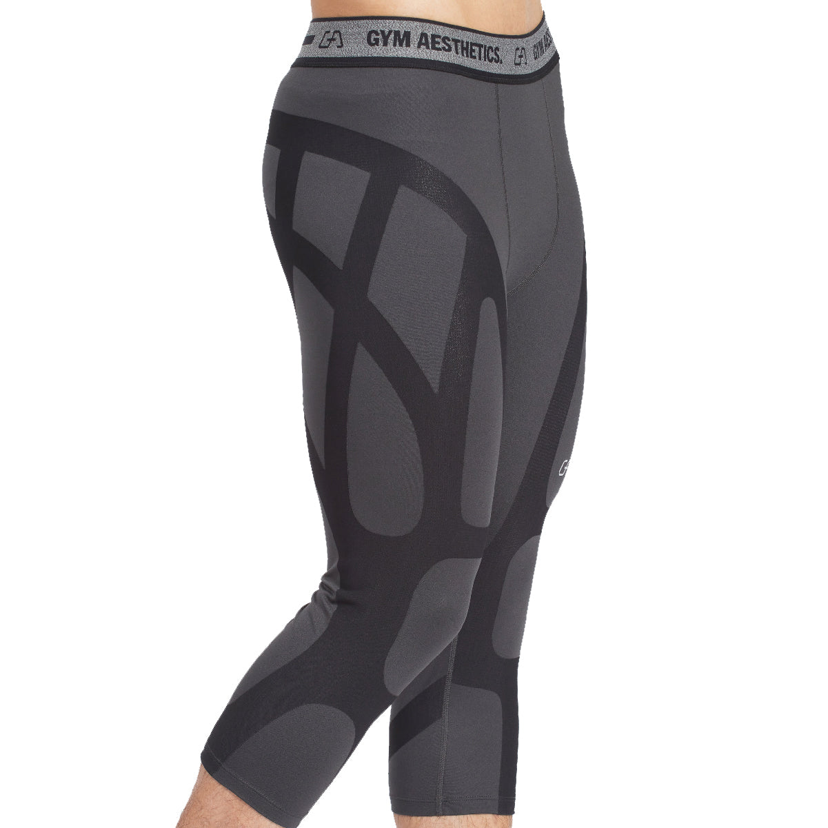 Image of Compression Warrior Cropped Leggings for Men