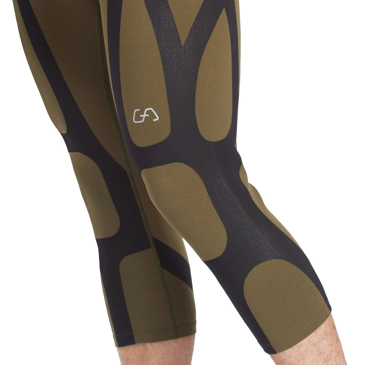 Image of Compression Warrior Cropped Leggings for Men