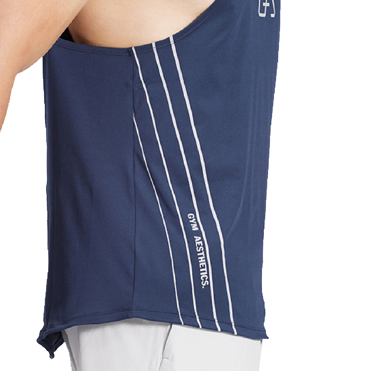 Image of 男裝基礎健美運動員工字背心