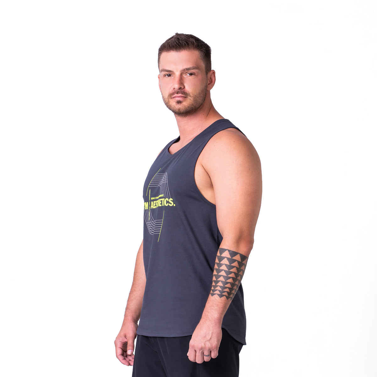 Image of Essential Coolever Cotton Touch Gym Stringer for Men