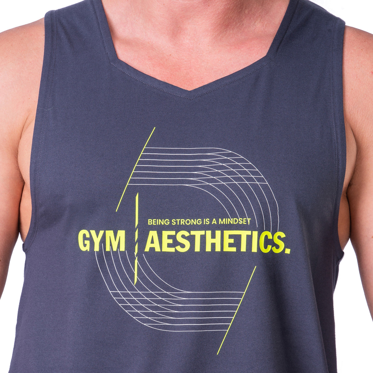 Image of Essential Coolever Cotton Touch Gym Stringer for Men