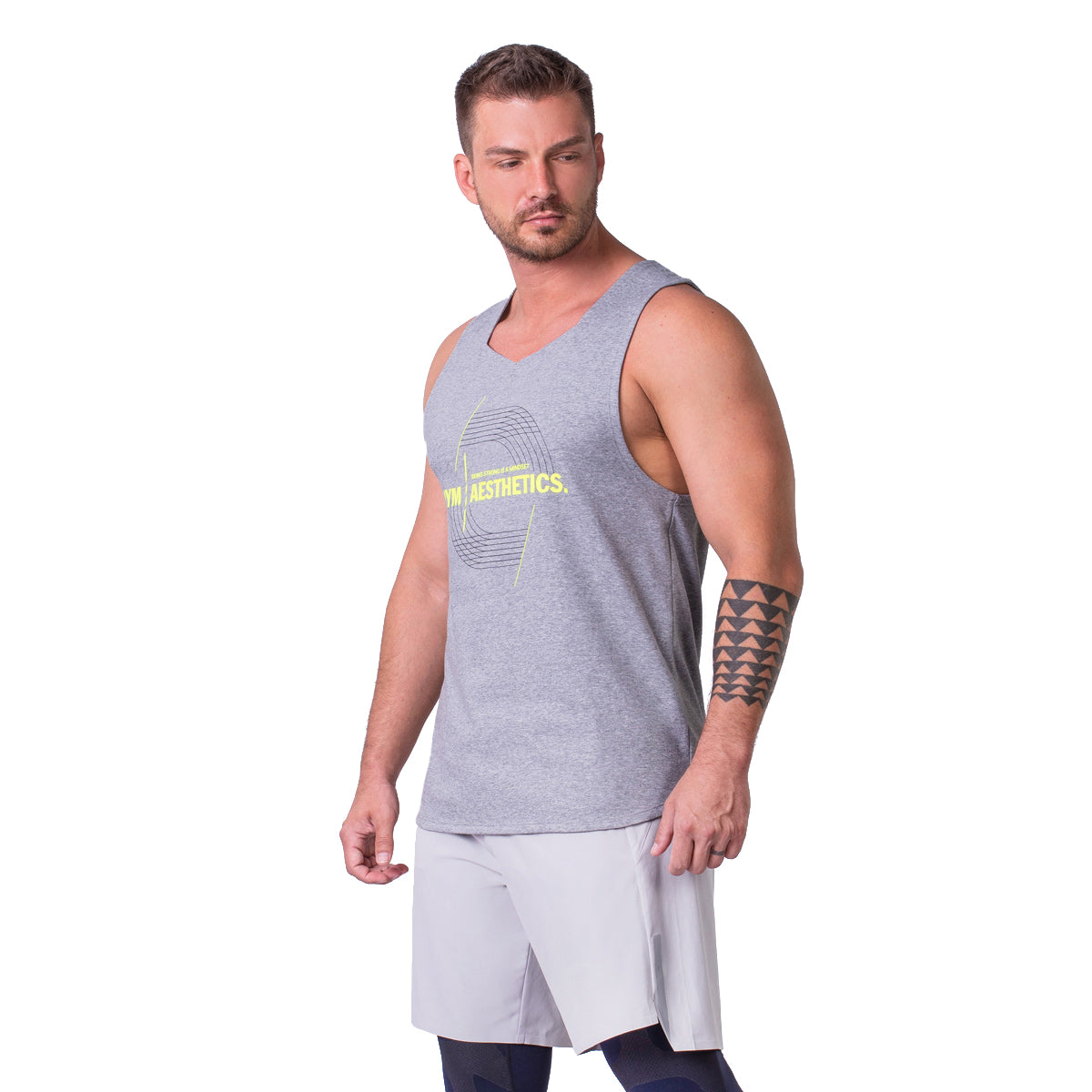 Image of Essential Coolever Cotton Touch Gym Stringer for Men
