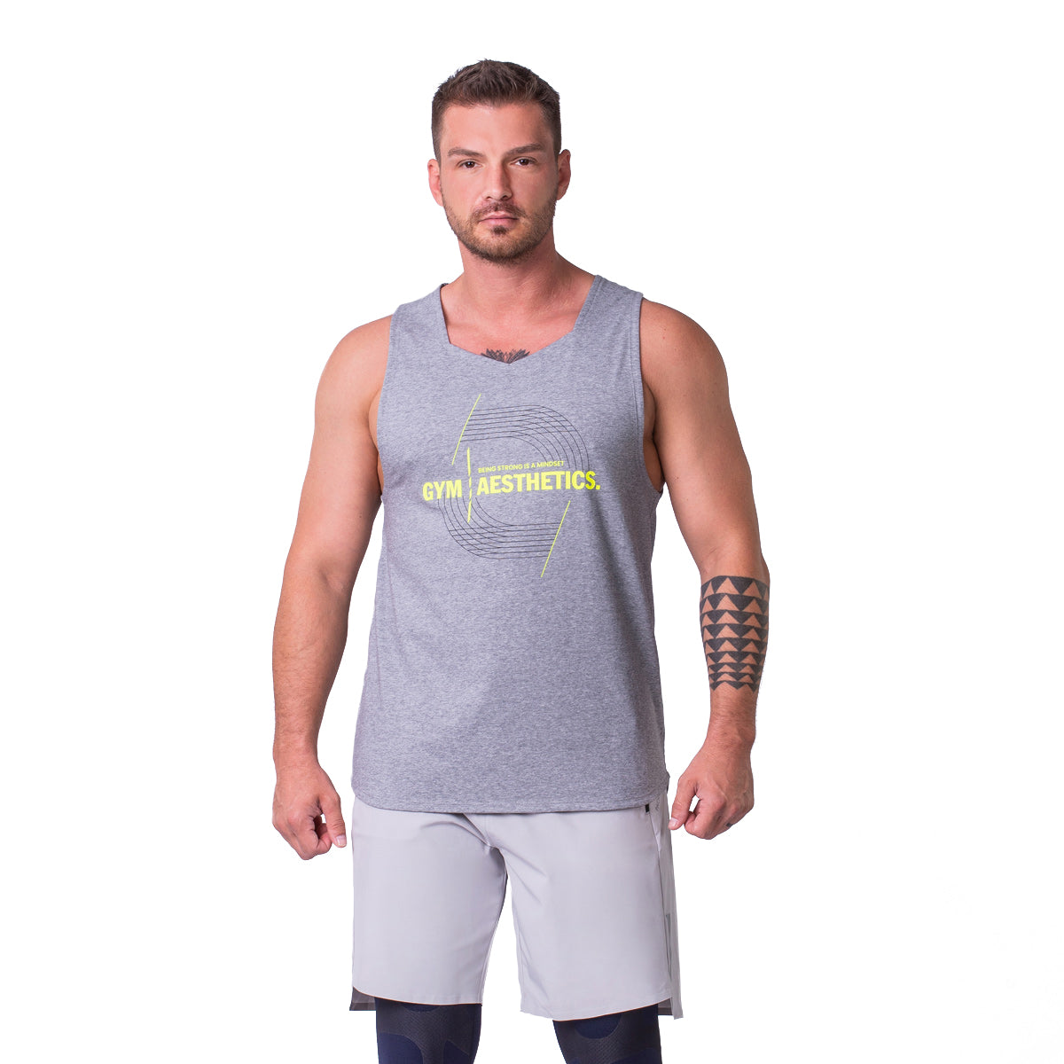 Image of Essential Coolever Cotton Touch Gym Stringer for Men