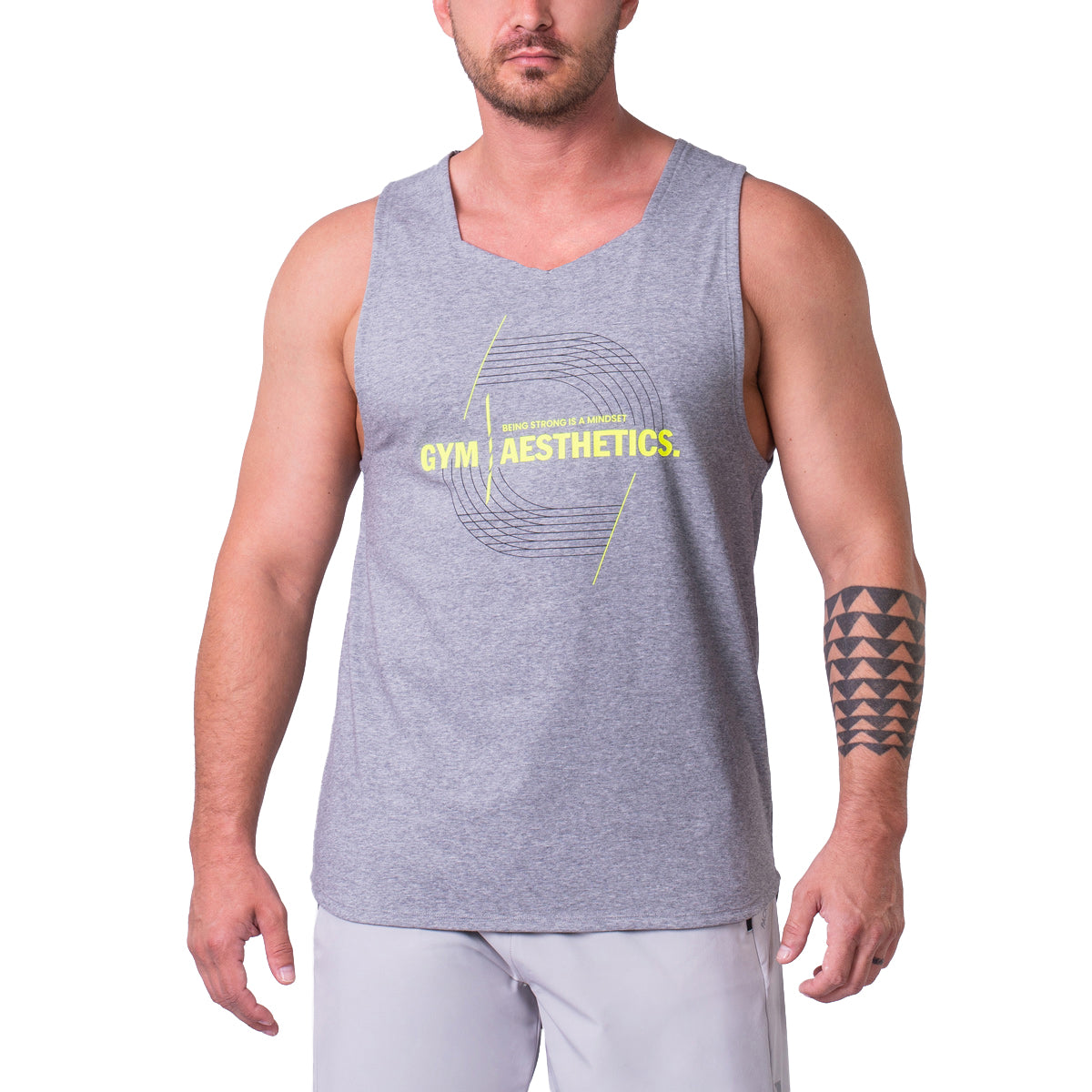 Image of Essential Coolever Cotton Touch Gym Stringer for Men