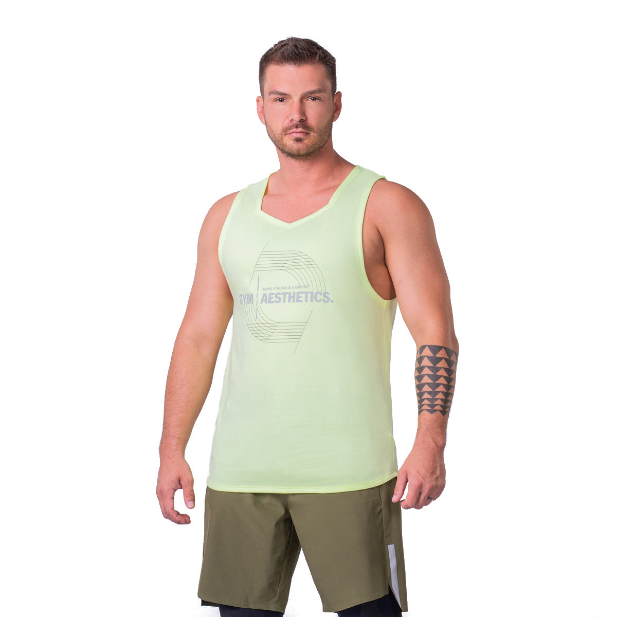Image of Essential Coolever Cotton Touch Gym Stringer for Men