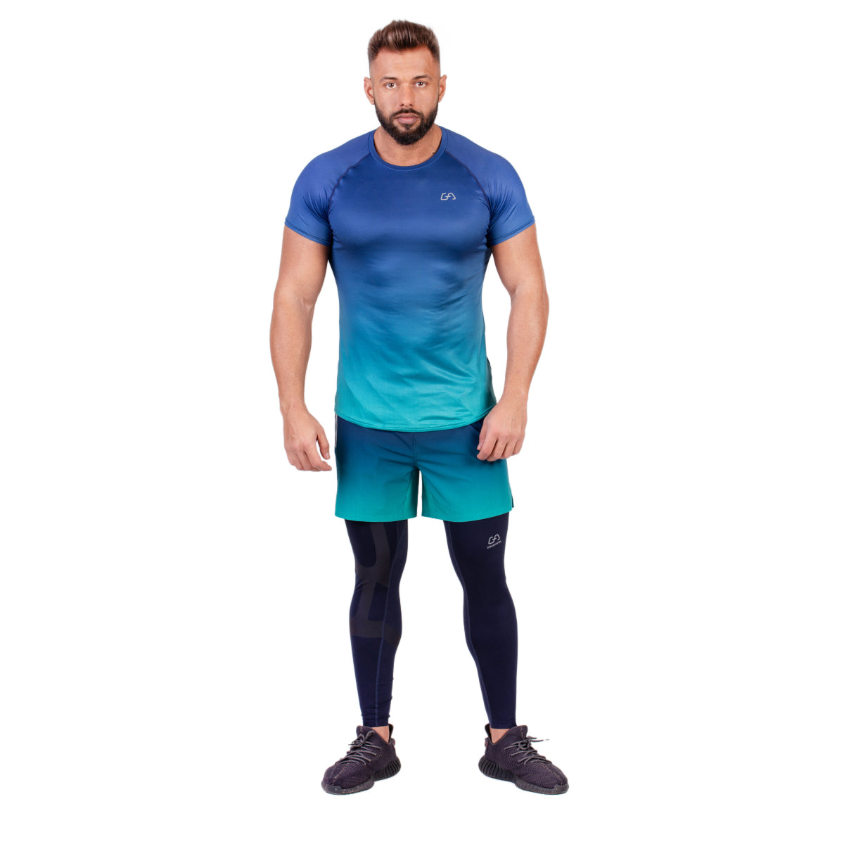 Image of Essential Gradient 6 Inch Running Shorts for Men