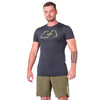 Essential Mesh Blocking Tight-Fit T-Shirt for Men