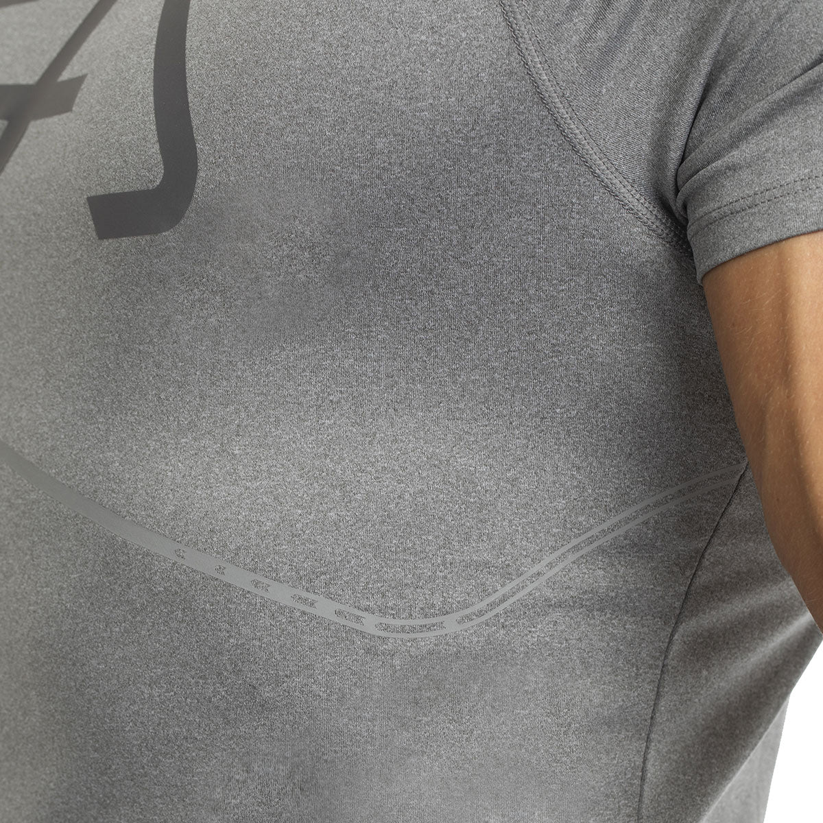 Image of Logo V-Neck Raglan Shirt Intensity for Men