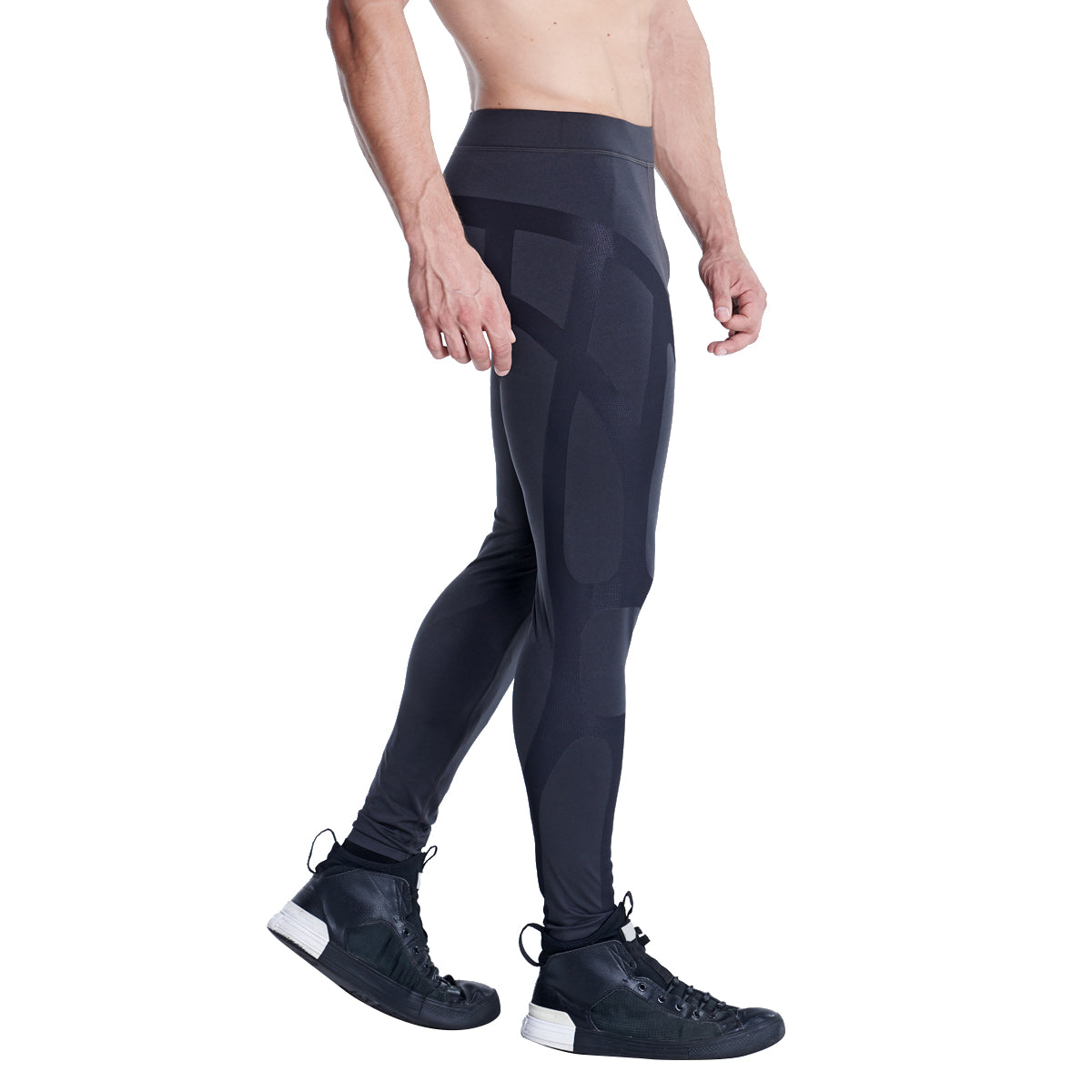 SILKWORLD Men's 1 3 Pack Compression Pants Pockets Cool Dry Gym Leggings  Baselayer Running Tights C2_fleece