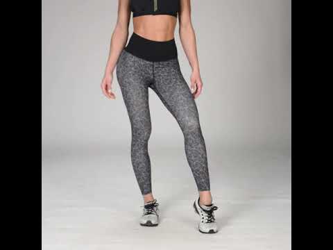 Image of Activewear Quantum Mirac Leggings Geometry Pattern Reversible for Women