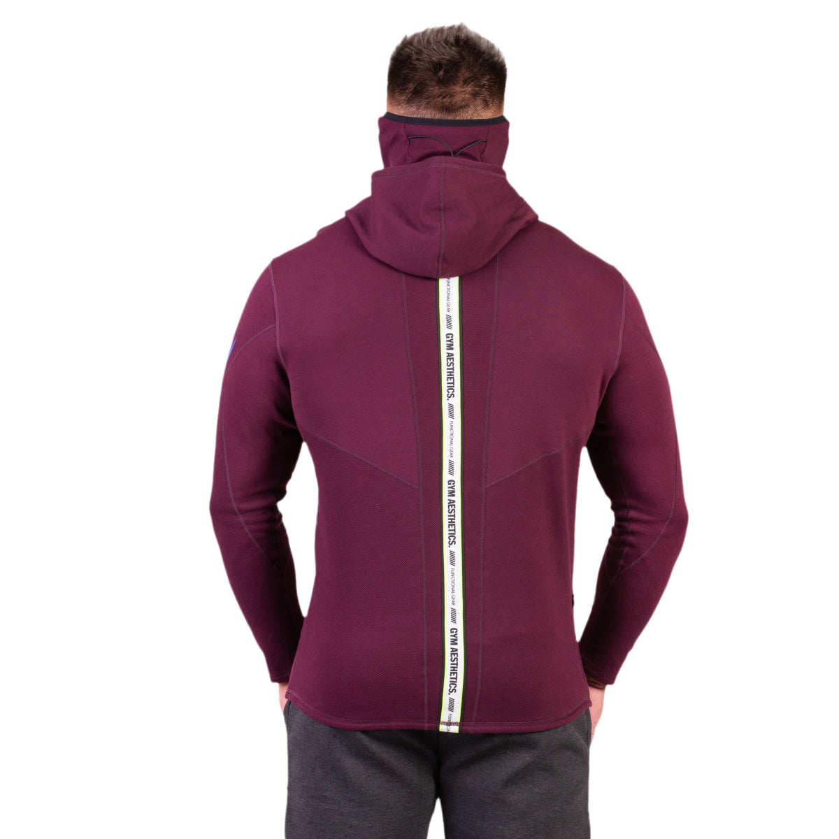 Image of Protection Detachable Mask Hooded T Shirt for Men