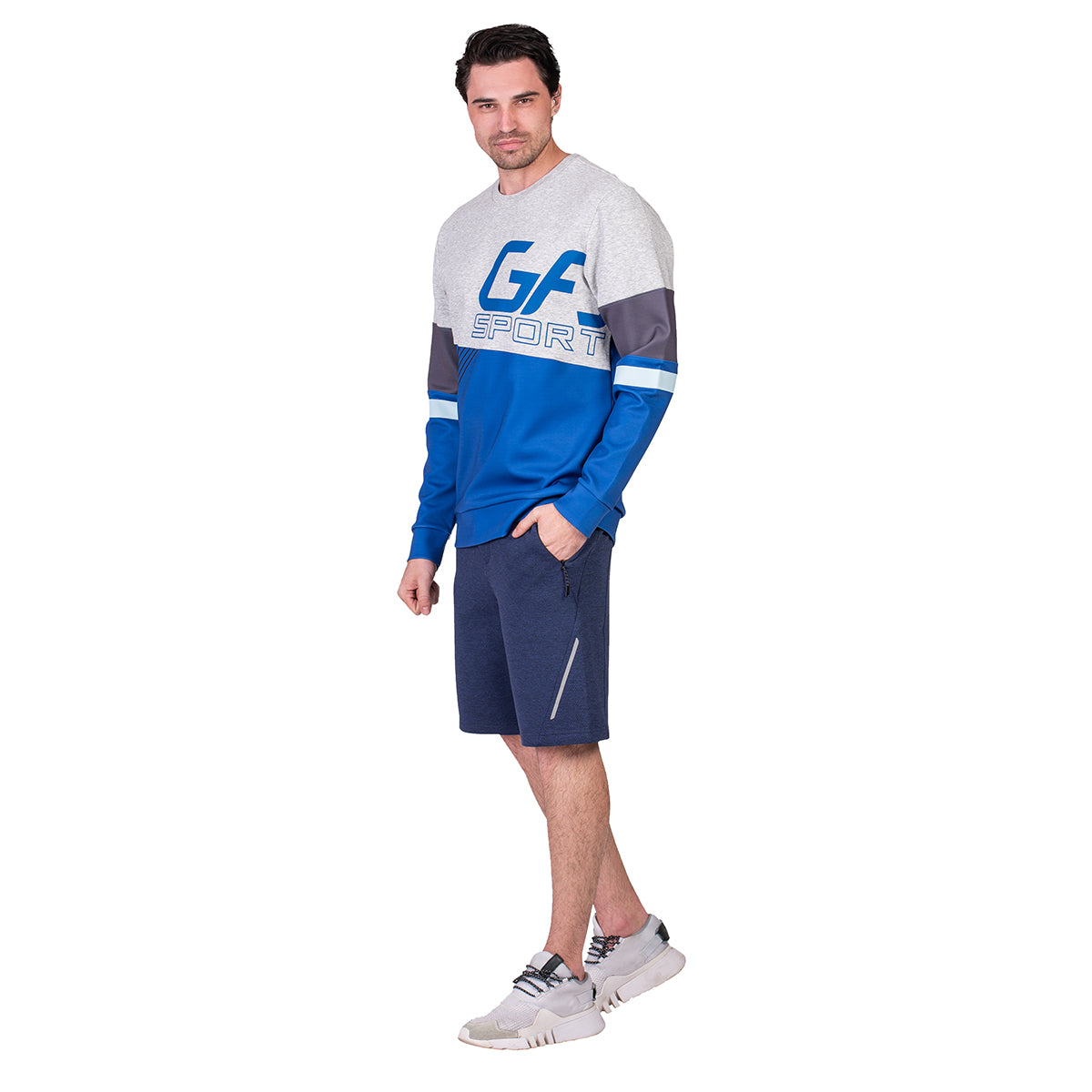 Image of Training Color Blocking Sweatshirt for Men