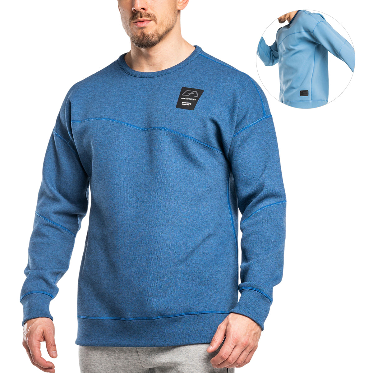 Image of Training Reversible Sweatshirt Pique for Men