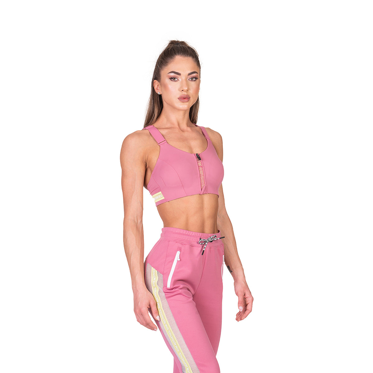 Image of Training Zip Sports Bra for Women