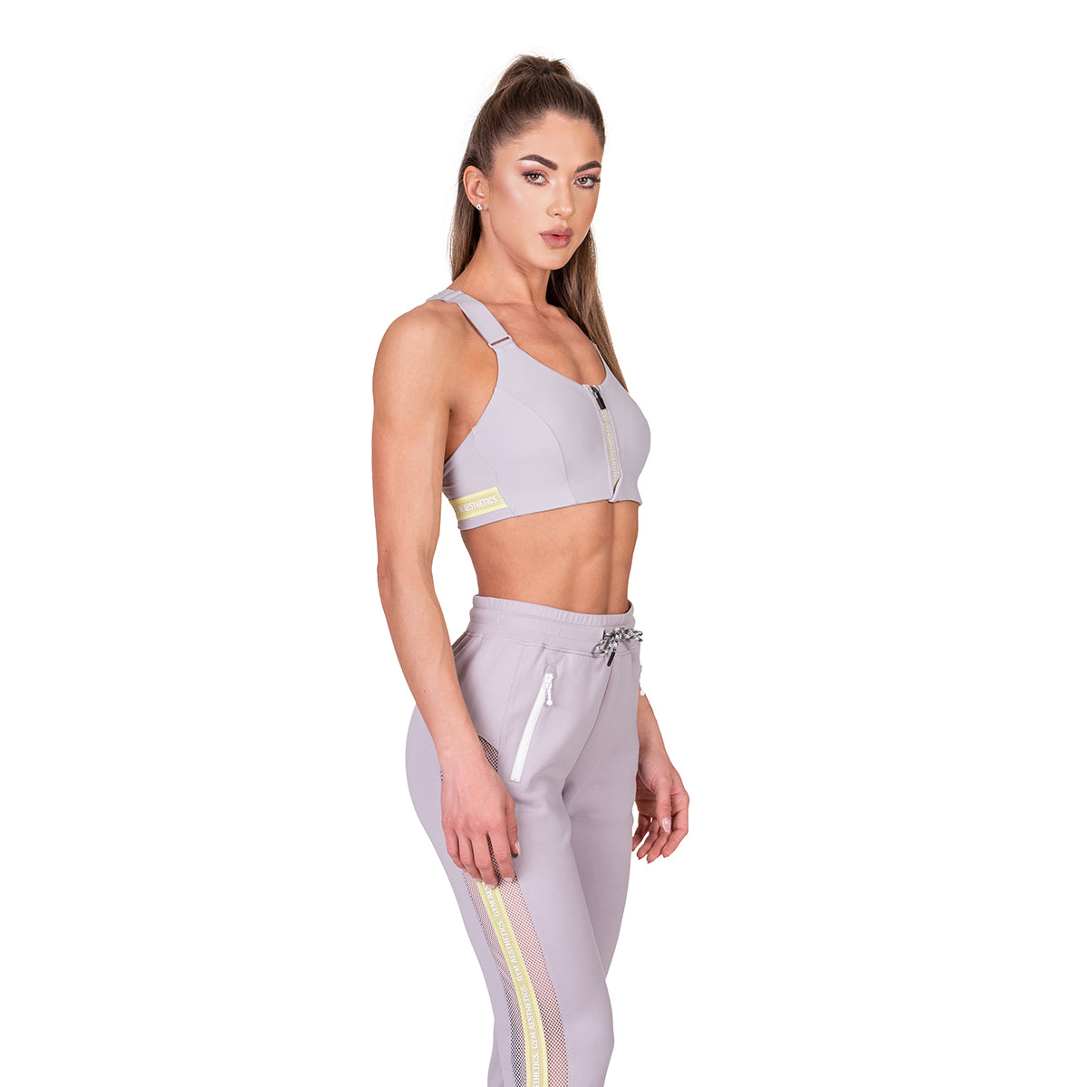 Image of Training Zip Sports Bra for Women