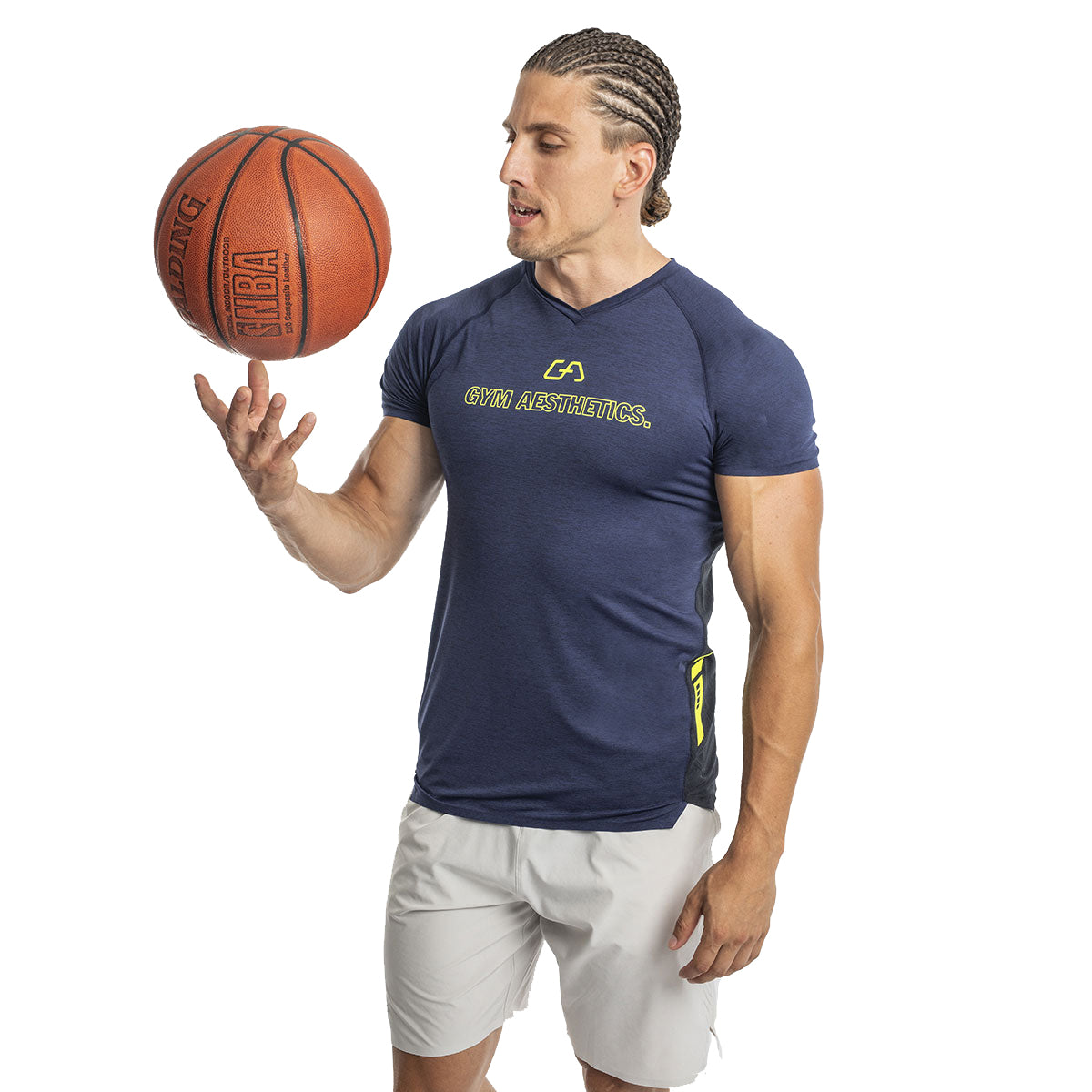 Image of V-Neck Raglan Functional Shirt Intensity for Men