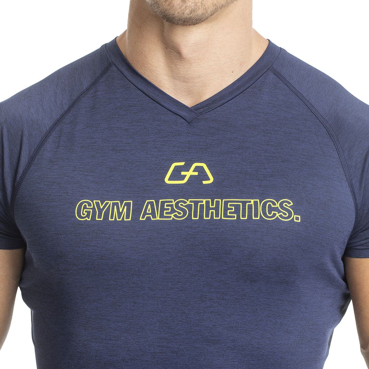 Image of V-Neck Raglan Functional Shirt Intensity for Men