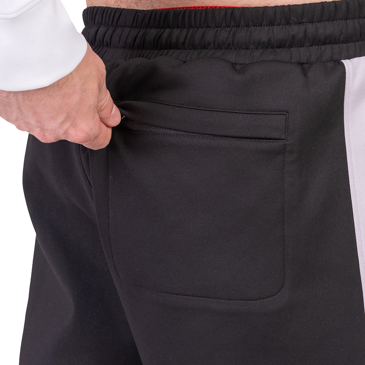 Image of Workout Color Blocking Cotton Touch 9 inch Running Shorts for Men