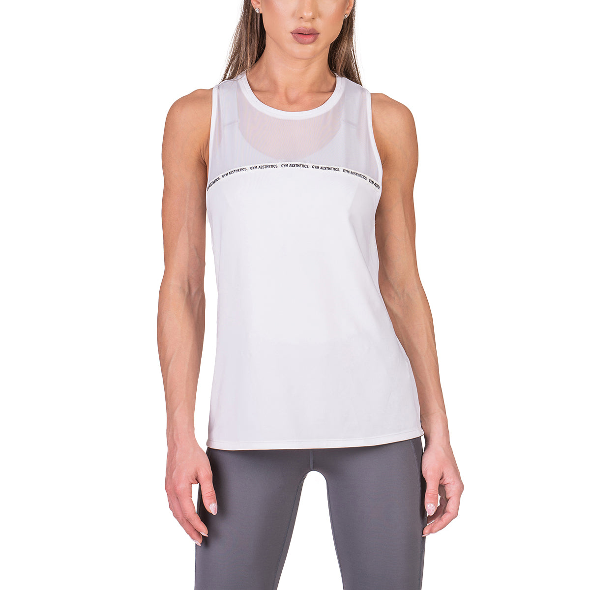 Image of Workout Mighty Tech Mesh Gym Tank for Women