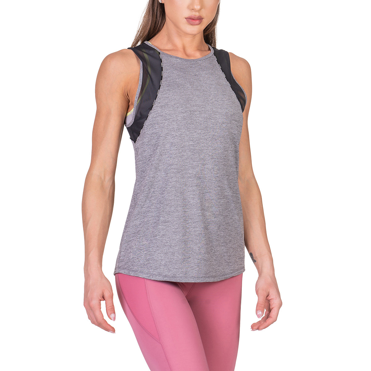 Image of Workout Mighty Tech Mesh Sleeveless Tank Top for Women